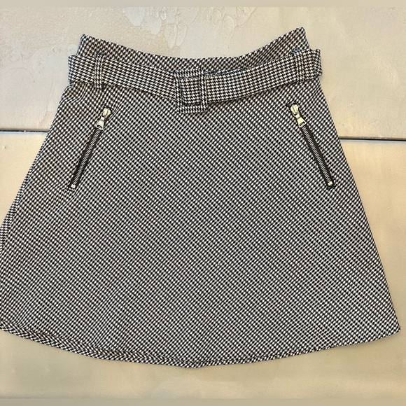 Express Dresses & Skirts - Express Black and White A-Line Skirt